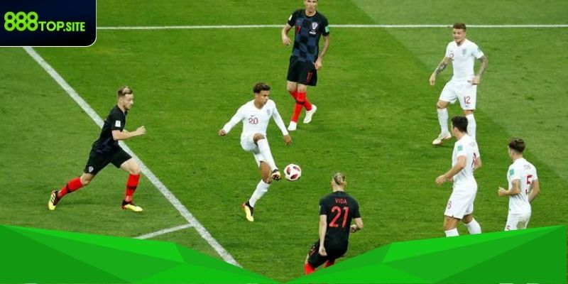 Giao diện một vé cược xiên bóng đá